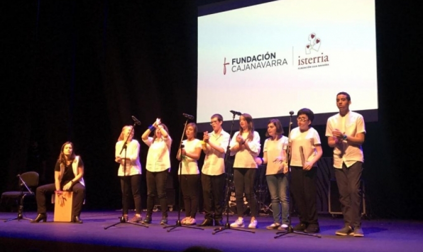 El coro de Isterria en la gala de Fundación Juan Bonal El coro de Isterria en la gala de Fundación Juan Bonal