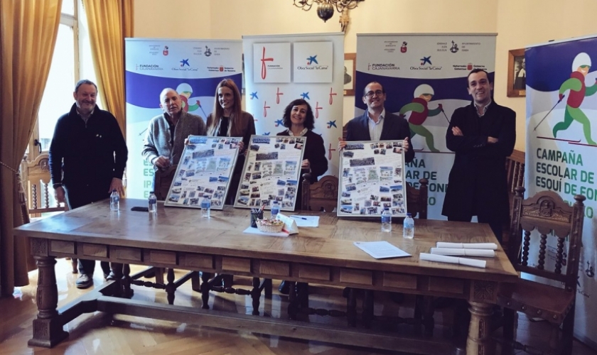 Firmado el convenio de la Semana Blanca de esquí de fondo escolar Firmado el convenio de la Semana Blanca de esquí de fondo escolar