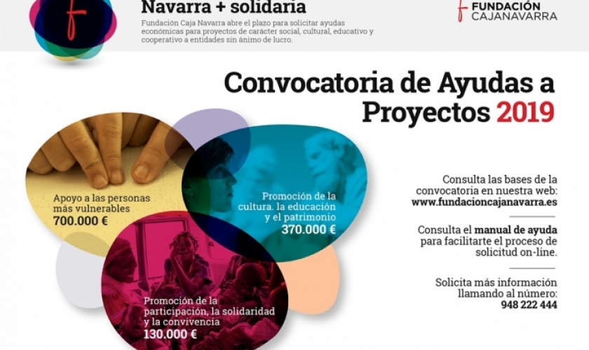Presentados 345 proyectos de 297 entidades a la Convocatoria de Ayudas 2019