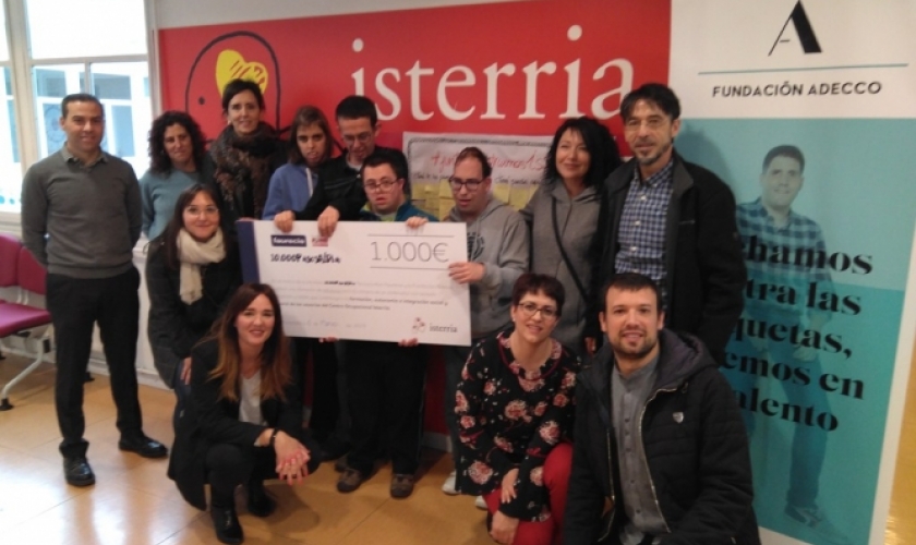 Visita de Fundación Adecco y Tecnoconfort a Isterria Visita de Fundación Adecco y Tecnoconfort a Isterria