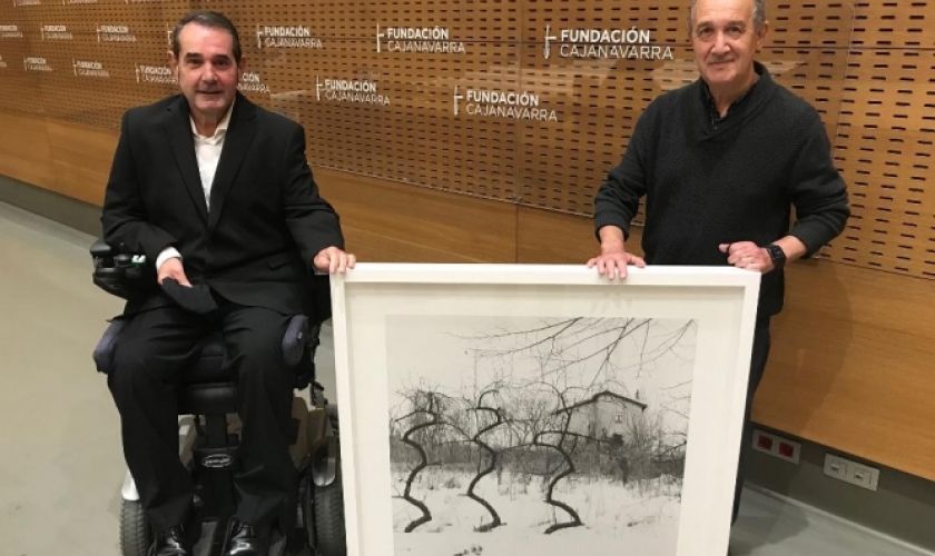 Fundación Caja Navarra recibe la visita de Carlos Cánovas