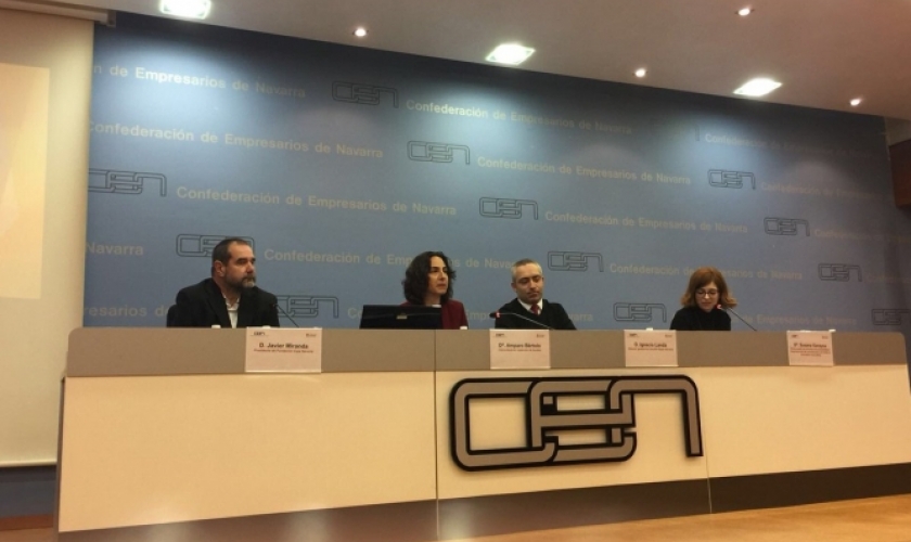 Gizarte erantzukizunari buruzko mahainguru batean parte hartu du Caja Navarra Fundazioak