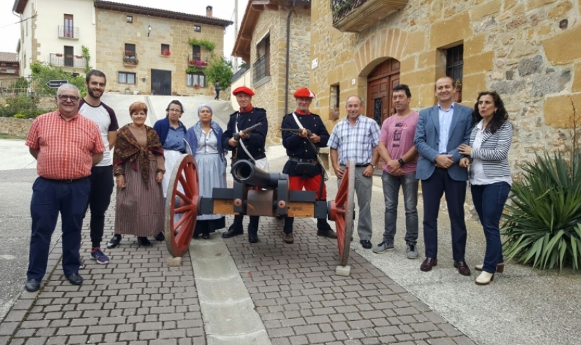 Recreación histórica en Lácar Recreación histórica en Lácar
