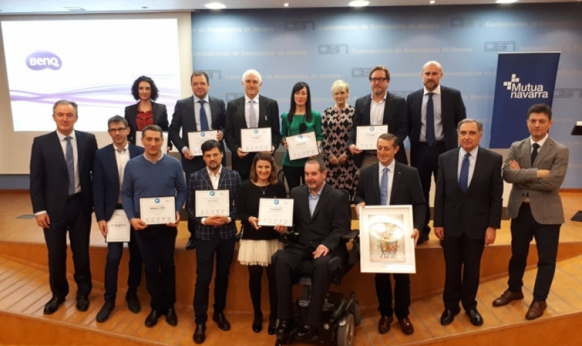 Entrega del Sello Azul a Fundación Caja Navarra Entrega del Sello Azul a Fundación Caja Navarra