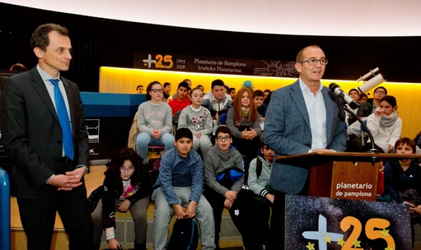 Acto con Pedro Duque en el Planetario
